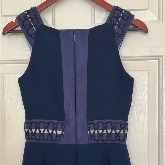 ANTONIO MELANI Blue Midi Dress Elegant Style - Picture 4 of 13